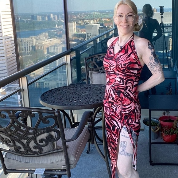 Women's Slit Dress XS/ Robe fendue pour femme XS - Picture 1 of 8